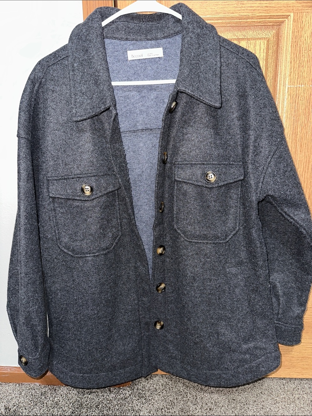 Women’s Dark Gray Shacket